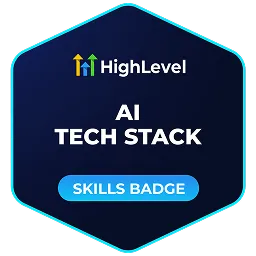 HighLevel AI Tech Stack Badge